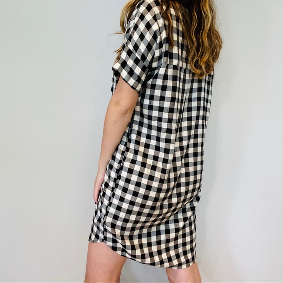 Madewell gingham button down pocket dress XS - Picture 6 of 9